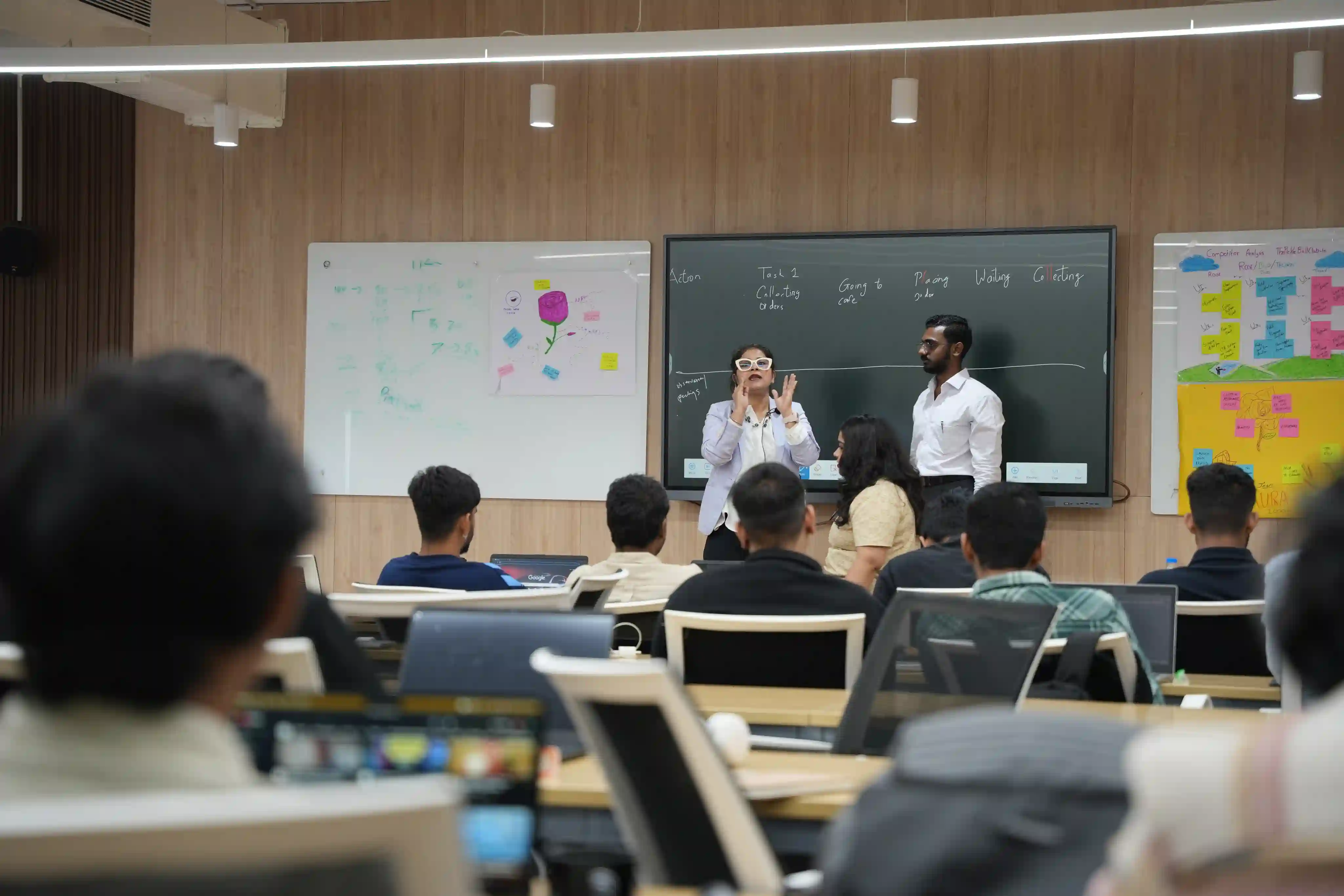A classroom session at IVB