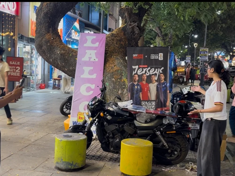 Selling products at a market